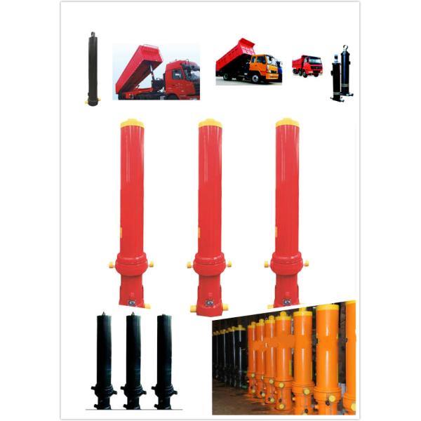 High Pressure Dump Trailer Hydraulic Cylinder Custom Telescoping Welded Hollow