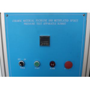 AC380V 3KW Fuchsine Solution Pressure Tester For Ceramic Material