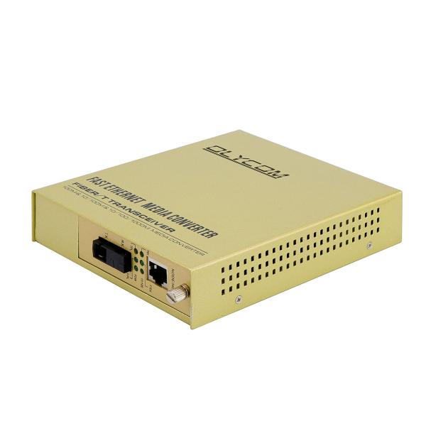 Quality WDM Media Converter 100Mbps Rack Mount Fiber Copper Extender Unmanaged wholesale