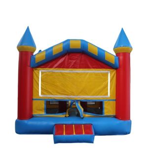 Customized Color Pink Bounce House 10x10 Water Inflatable Castle for Kids 14
