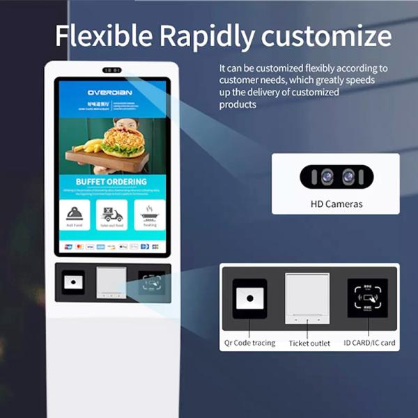 Self Service Kiosk Registration Queuing Inquiry Dispenser Payment Terminal
