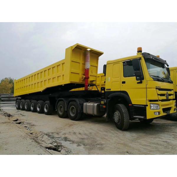 Customized Heavy Duty 40-80 Tons Hydraulic Tipper Semi Trailer with 3 Axles and