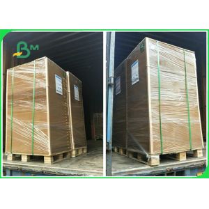 Great Stiffness Jumbo Paper Roll , One Side Coated Duplex Board Recycle Material