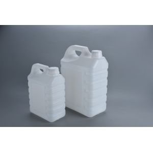 2.5L White HDPE Plastic Jerry Can With Tight Head And Screw Lid For Customizatio