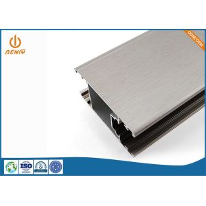 Alloy 6063 Custom Aluminum Extrusion Profiles High Precision Brushed
