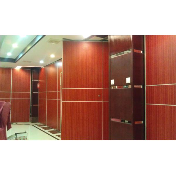 Decorative Folding Wooden Soundproof Partition Wall Opening Style