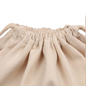 OEM Large Cotton Drawstring 3cm 5 OZ Laundry Hamper Bag