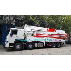 5 Arms Concrete Pumping Machine With Multilingual Man-Machine Interface System