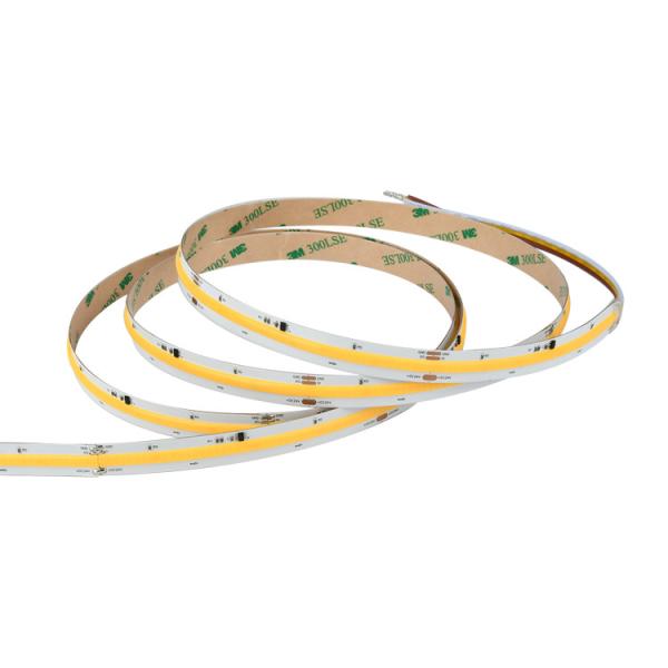 Quality High Density Dotless Flexible 420 Led/m Pure White Digital COB LED Strip Light wholesale