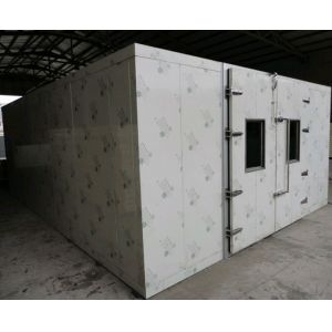 Convex Cold Storage Doors 100mm Thickness With Window / Heating Coil CE Approved
