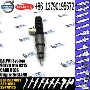 ISO Diesel DELPHI Fuel Injector 22479125 BEBE5L17001 BEBE5L17101 22717952