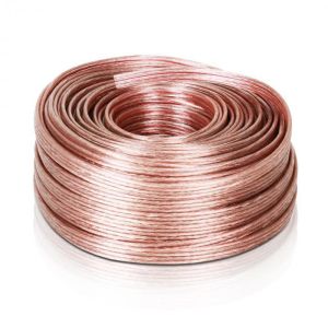 100M 16 AWG Shielded Speaker Cable 2 Conductor Flexible Pure Copper Polarized