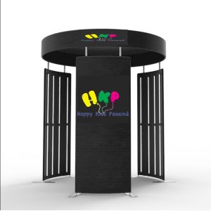 China Custom LED Slow Motion 360 Photo Booth Backdrop With RGB Led Light on sale