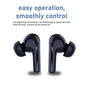 Private Mold Wireless HiFI Earbuds with Low Latency ANC ENC and Digital Display