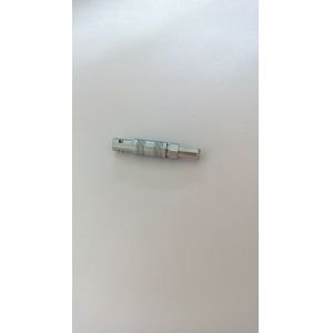 Silver Push Pull Connector Brass Chrome Plated Shell And Collet Nut