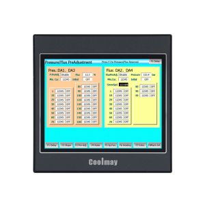 3.7 inch Industrial Human Machine Interface HMI 88*88*25mm Dimension 60000h LED