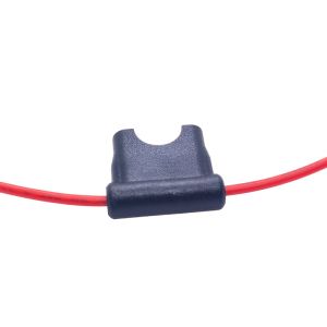 Car Wire Harness ATO Waterproof Inline Fuse Holder 18AWG 11cm For Automotive ATC
