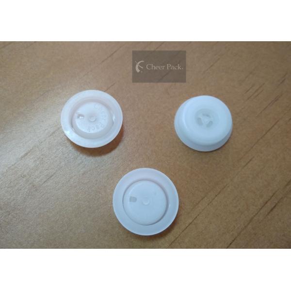 Quality Food Grade Small Plastic One Way Valve , 1 Way Air Valve For Coffee Bag wholesale