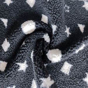 150D 288F 650gsm Sherpa Fleece Fabric By The Yard