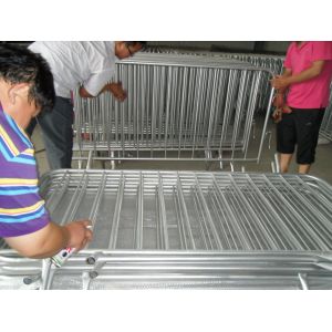 Dipped In Zinc bath Crowd Control Barrier