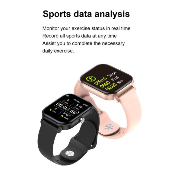 DT36 Smart Watch 1.75 Inch Amoled Screen Tracker Fitness Sport Women W26M Smartwatch Support Call Android IOS