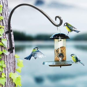 Standard Black Swivel Plant Hook for Hanging Flower Basket Wind Chime Lantern