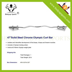 Weight Lifting OB 47" Ez Barbell Curl Bar