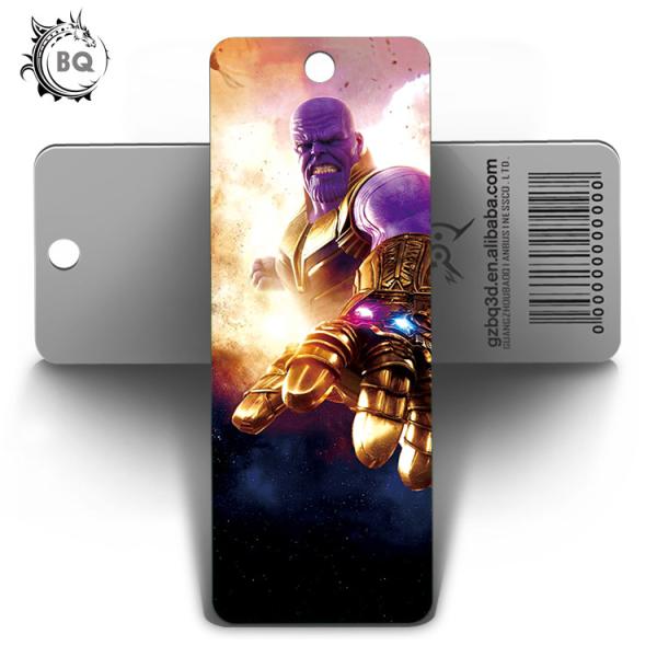 Quality Eco-friendly Lenticular 3D Bookmarks PET Material With Tassel Customized wholesale