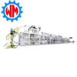 PLC Controlled HMI Sanitary Napkin Manufacture Line Easy Parameter Setting