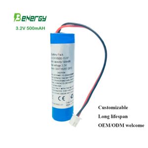 Rechargeable 3.2V 500mAH Lithium AA Batteries To Replace Ni-CD Ni-MH Batteries