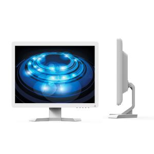 High Definition White 15 Inch Medical LCD Monitor Wall Mounted IPS