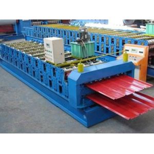 Cheap CE Double Layer Roll Forming Machine , Trapezoidal Sheet Roll Forming Machine for sale