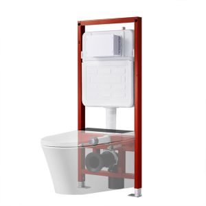 Water Saving 8.5L Dual Flush Enclosed Toilet Cistern With Side Water Inlet