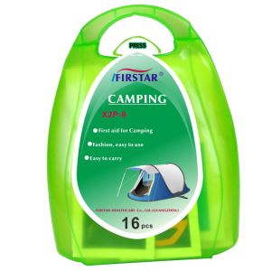 China Mini Diy Travel First Aid Kit Items Box Camping 14x10.5x3.7cm on sale