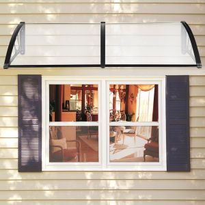 Transparent Polycarbonate Garden Canopy Corrosion Resistance Easy To Install