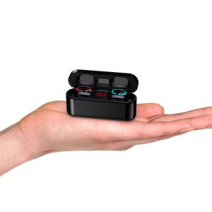 Digital Display Mini In-Ear TWS Earbuds Wireless HiFi Stereo Bluetooth Earphone