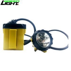 348lum Miner Helmet Lamp , Corded Rechargeable Miners Safety Lamp 25000lux 800mA