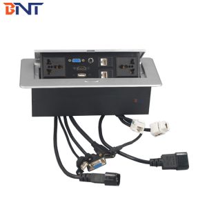air support push pop up desktop power socket/ concealed electric socket box for