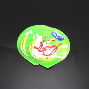117mm 12oz 16oz Embossing Yogurt Foil Lid Heat Seal Lacquer