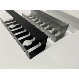 Maximize Space with Perforated Computer Desk Cable Management Rack Tray