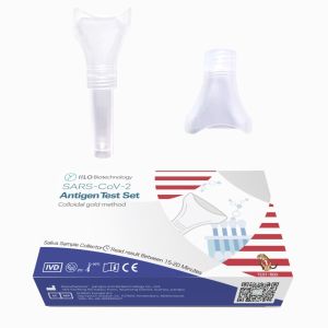 Class III Plastic SARS-CoV-2 Antigen Self Test Set Saliva Sample Collector