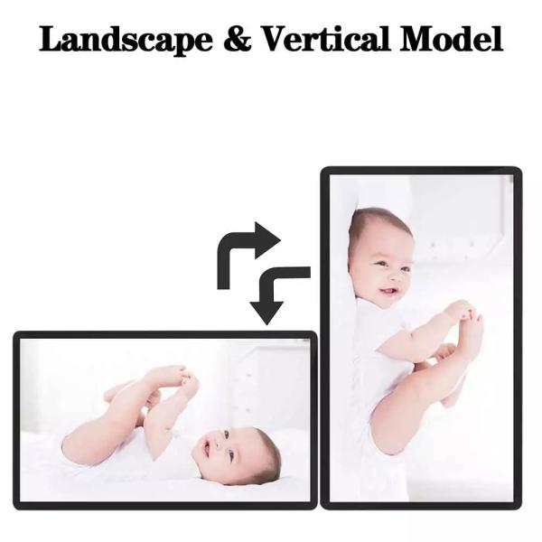 Wall Mounted Windows Wireless LCD Digital Signage Player 65 Inch 1080P 8ms Indoor / Outdoor