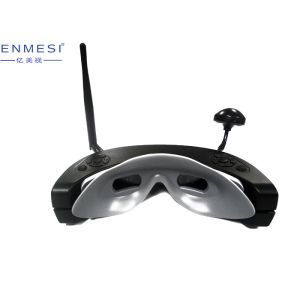 854*480 Resolution 3D FPV Video Glasses HDMI FOV 30 Degree With Front Camera