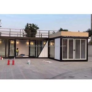 Customized Color Eco-Friendly Living Solution Prefab Steel Houses Combined with