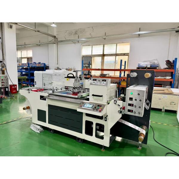 3KW Main Engine Power Barcode Label Die Cutting Machine with UV Device Voltage