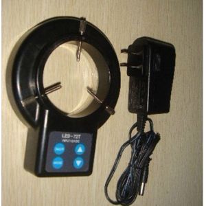 China Optical instruments microscope led ring light LED-72T sector control zone segment 10 step on sale China Optical instruments microscope led ring light LED-72T sector control zone segment 10 step on sale