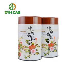 Tea Tin Can Airtight Metal Tinplatec Empty Tea Can CMYK Printing