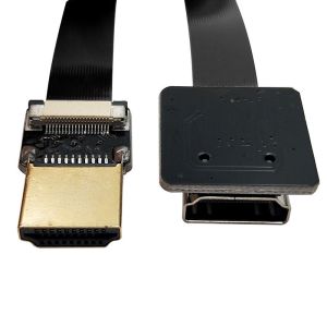 A Male To HDMI Female FPV HDMI Cable , FPC Flat Cable For Multicopter Aerial