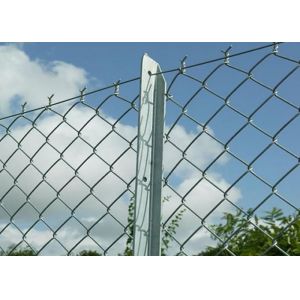 Cheap 6ft Galvanized Iron Wire Chain Link Fence Backyard Zinc Coating for sale