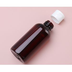 HDPE Collar Plastic Lotion Bottles With Labeling Surface Handling 250ml Bottle